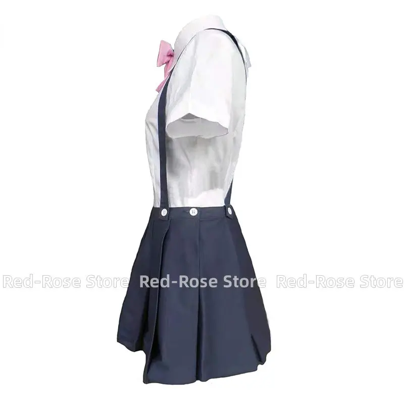 Anime Higurashi No Naku Koro Ni Rika Furude Trang Phục Hóa Trang Bé Gái Cosplay Đồng Nhất Bộ Tóc Giả Dành Cho Nữ Cô Gái Tiệc Hóa Trang Halloween