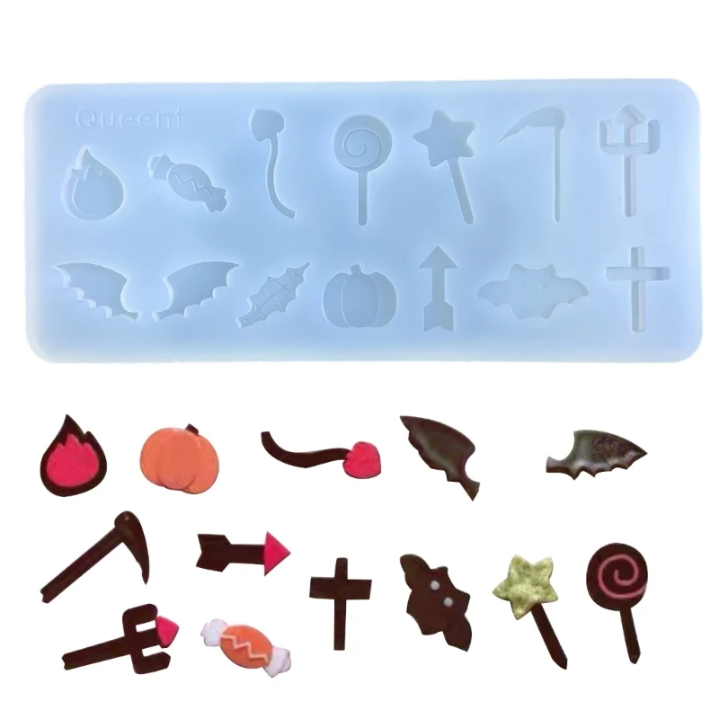 Filling Materials Resin Mould Silicone Hollow Shaker Fillers Mould Jewelry Making Mold for Epoxy Casting Drop Shipping