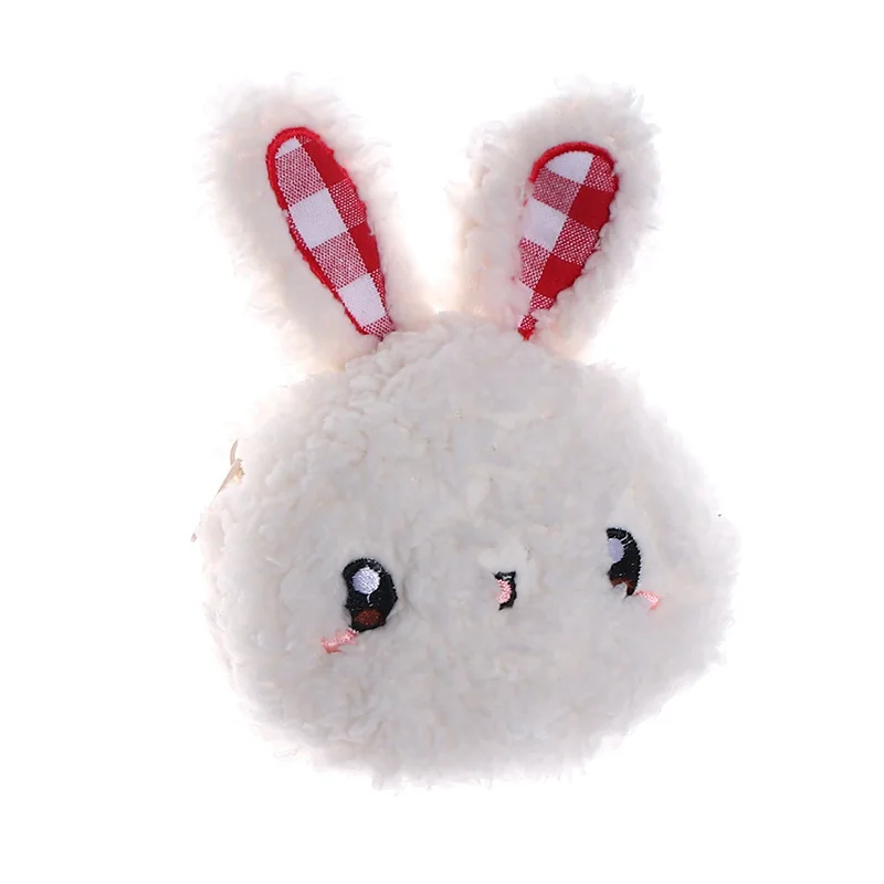 New plush toy cartoon bubble rabbit purse cute plush pendant  mini doll pendant keychain fashione decorate birthday gift