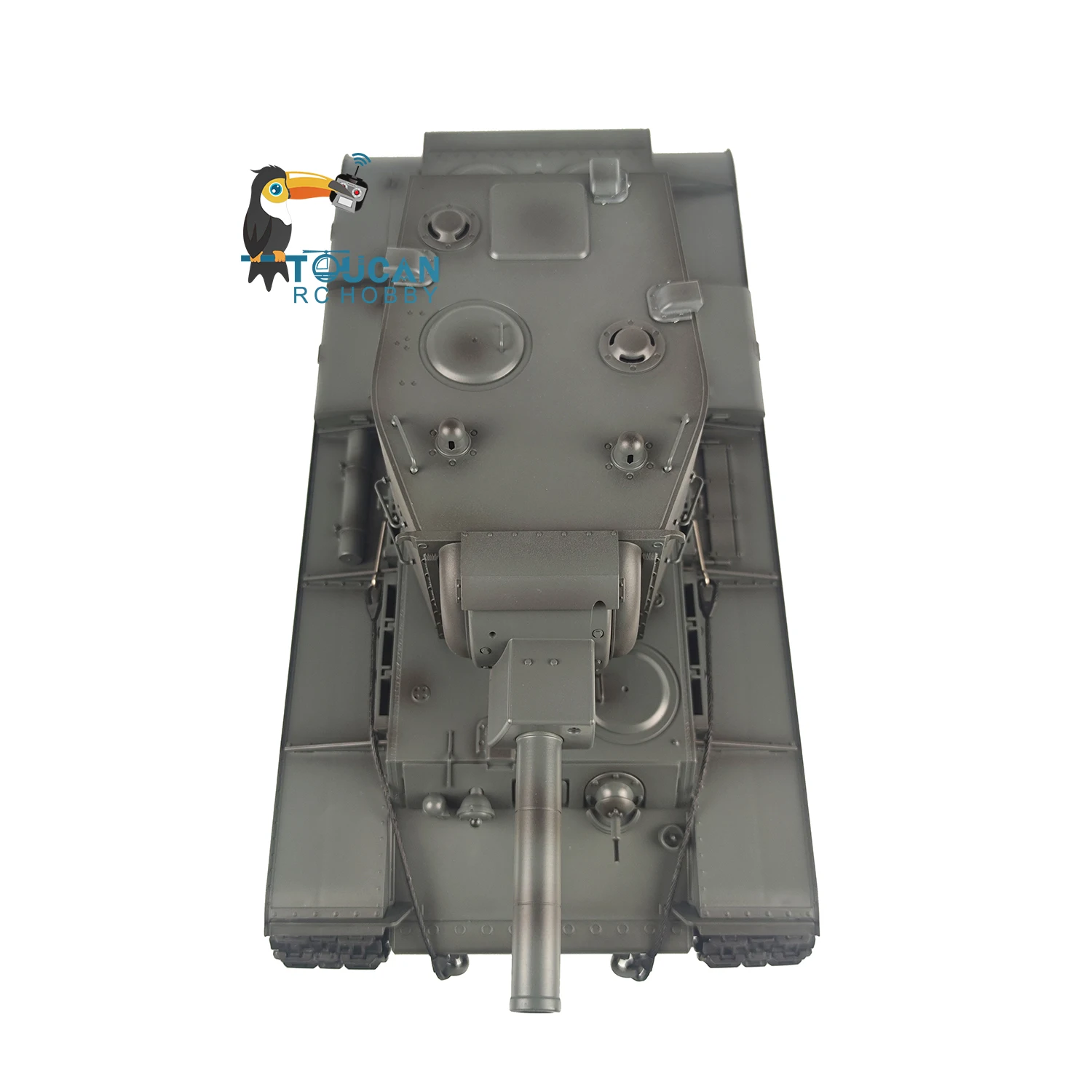 Henglong 1/16 7.0 Customized Soviet KV-2 Gigant RTR RC Tank 3949 z metalowymi kółami napędowymi, kołami bocznymi, zębatkami, lufą i gąsienicami