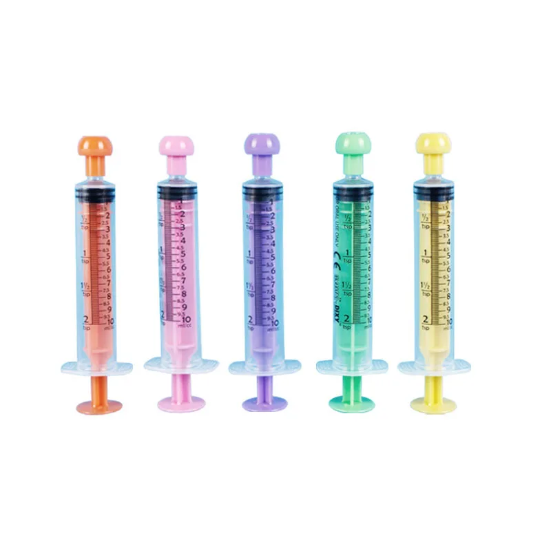 

Multifunction 5-10ml Disposable Syringes Syringes Without Needle Syringe Pet Feeding Needle For Pet Feeding Oil Glue Fluid