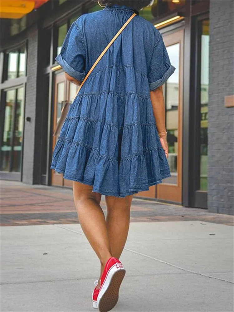 elegant denim dresses Laura Dress sexy waist maxi denim dresses for women