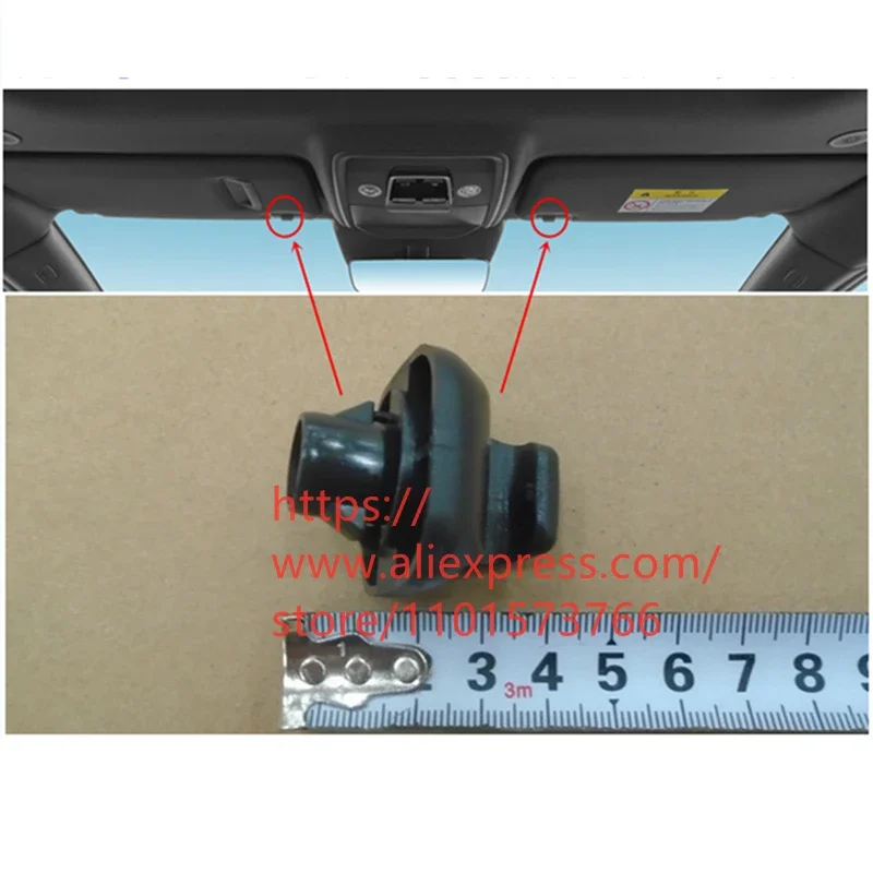 Front Windshield Visor Clip for BYD Song Plus,Atto 3,DENZA X,Seal,Han  Black Color