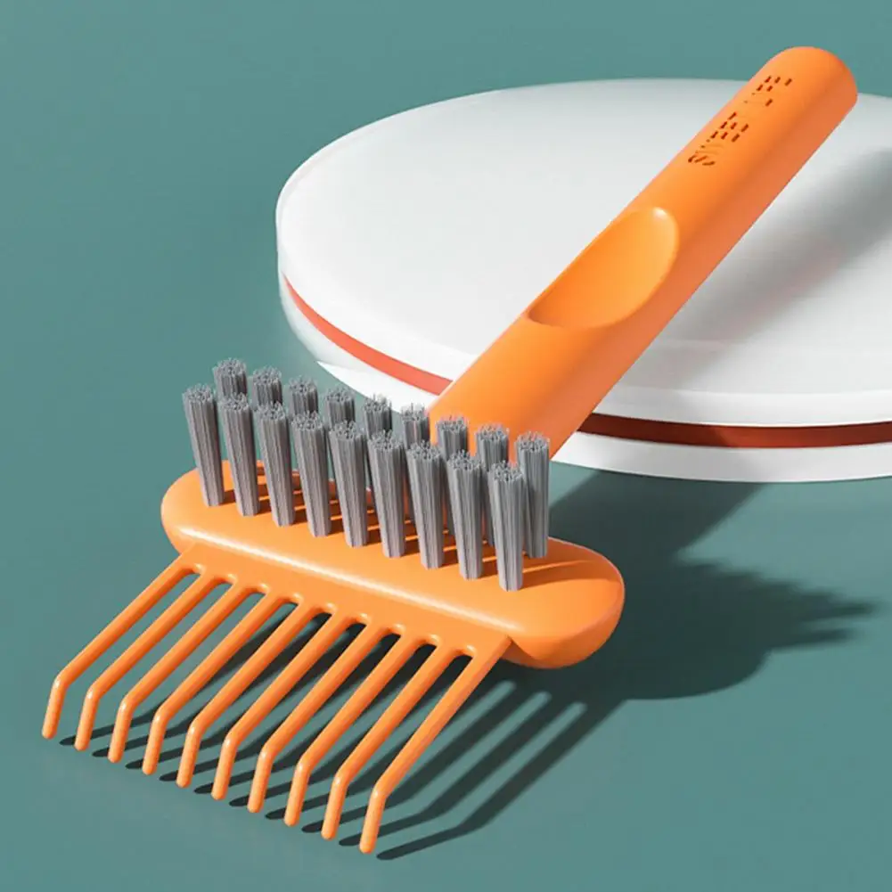 Comb Cleaner 2-in-1 Brush Tool 2-in-1 Hair Brush Cleaner Remover Tool Effective Comb Brush with Pick Bristles Hair Dust for Home