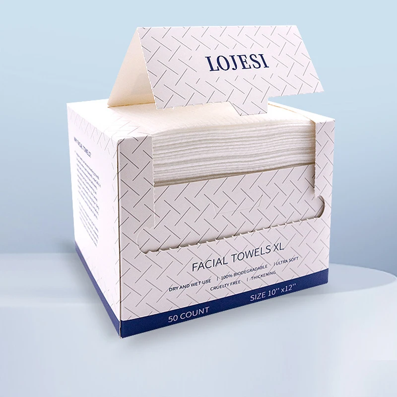 50pcs/box Disposable Face Towel Spa Beauty Salon Facial Cleansing Towel Home Hotel Bathroom Accessories Travel Face Clean Towel