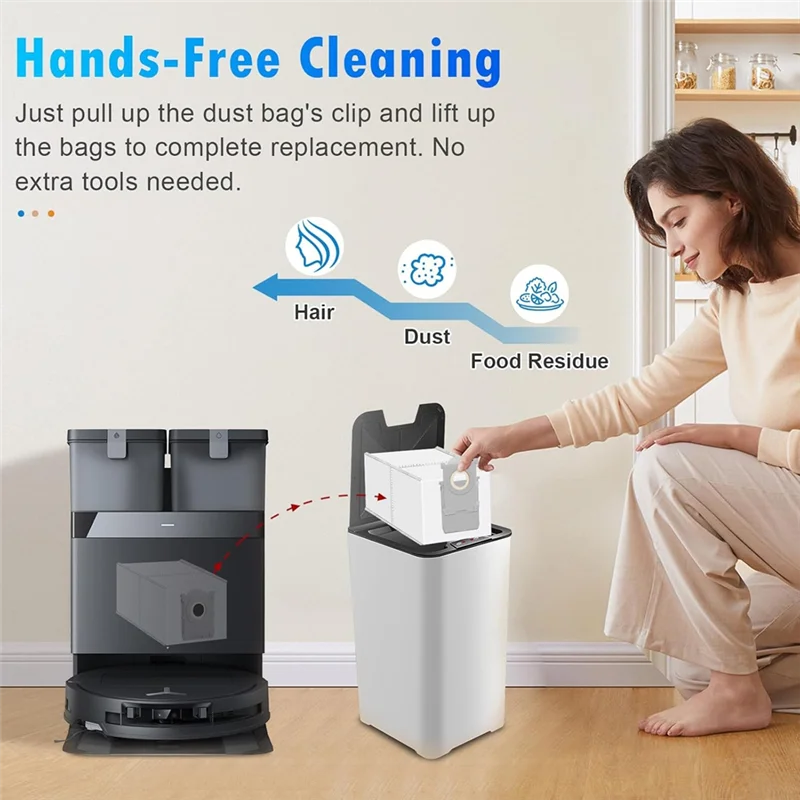 

Комплект сменных аксессуаров ABKO-20, совместимый с роботом-пылесосом ECOVACS DEEBOT X8 Pro Omnii Yeedi S14 Plus