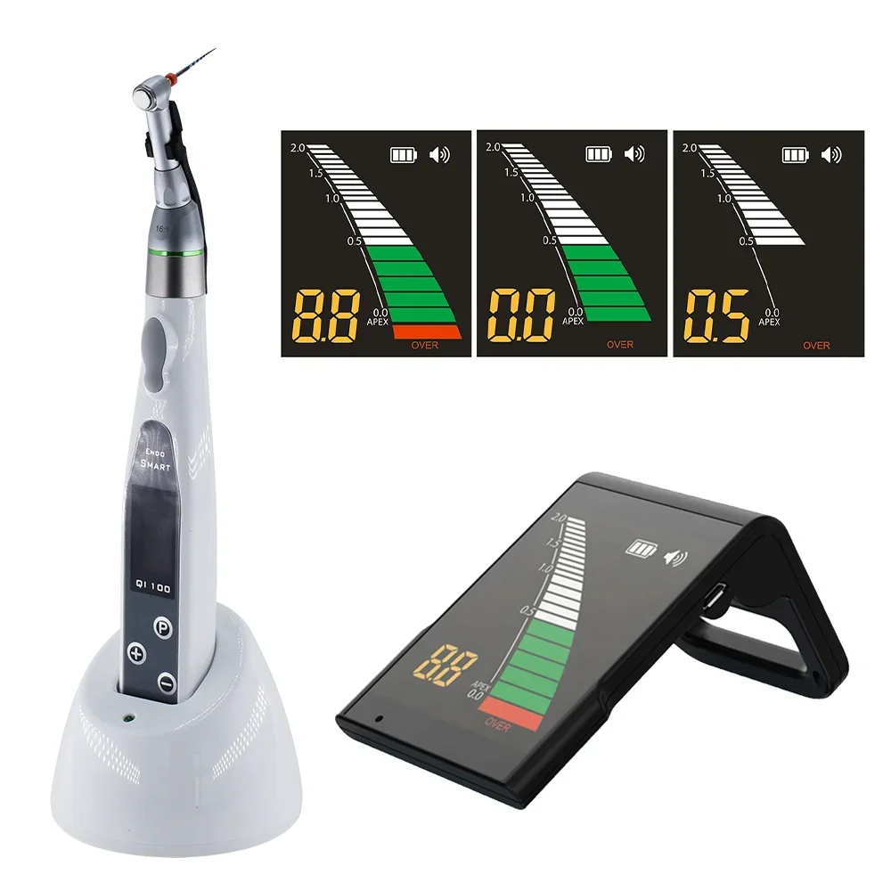 New Den tal Wireless Endomotor Apex Locator Endodontic Endo Motor With Mini Apex Locator den tistry Equipment