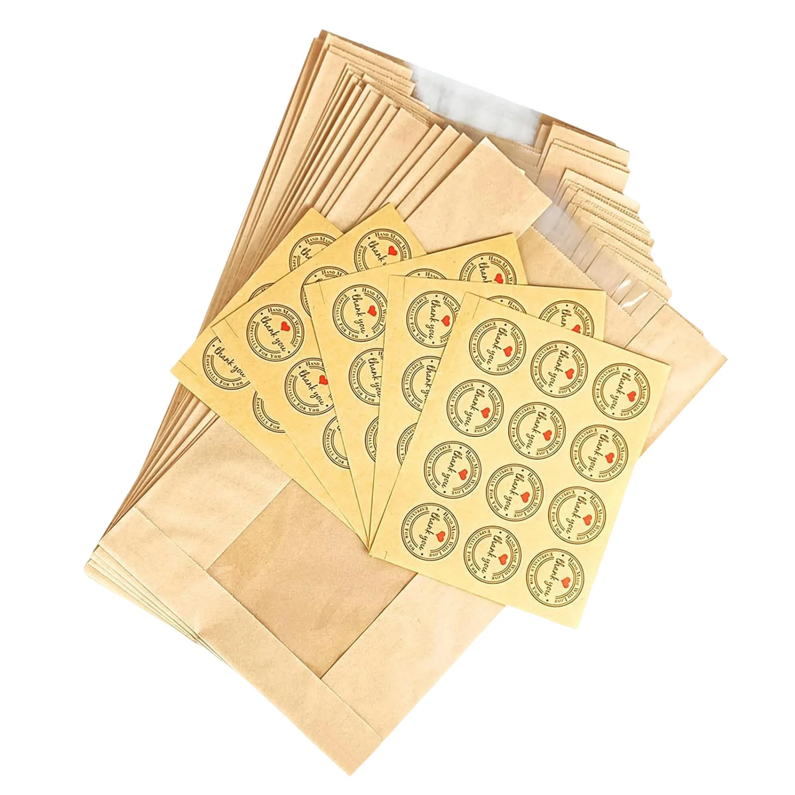 50Pcs Reusable Bread Bags With Sealing Stickers Bread Bags for Toast Sandwich Snacks