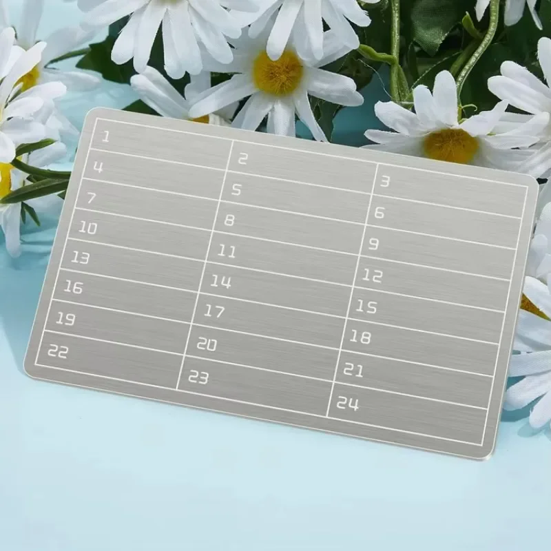 

Metal seed phrase storage - Fireproof stainless steel seed phrase metal plate