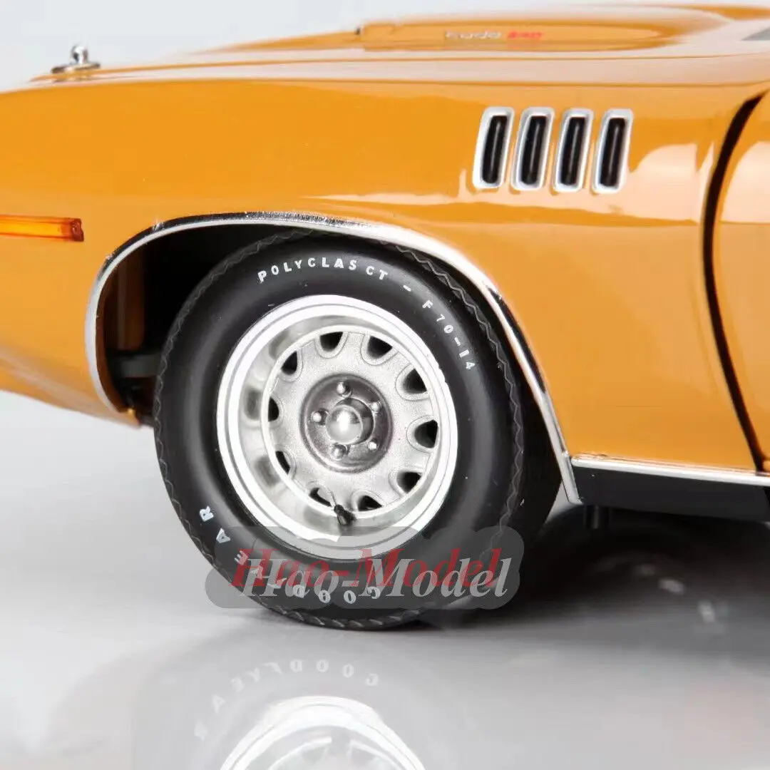 ACME 1/18 For Plymouth Cuda w/ Vinyl Top-YCID 1971 Alloy Diecast Car Model Simulation Birthday Gifts Hobby Display Ornaments