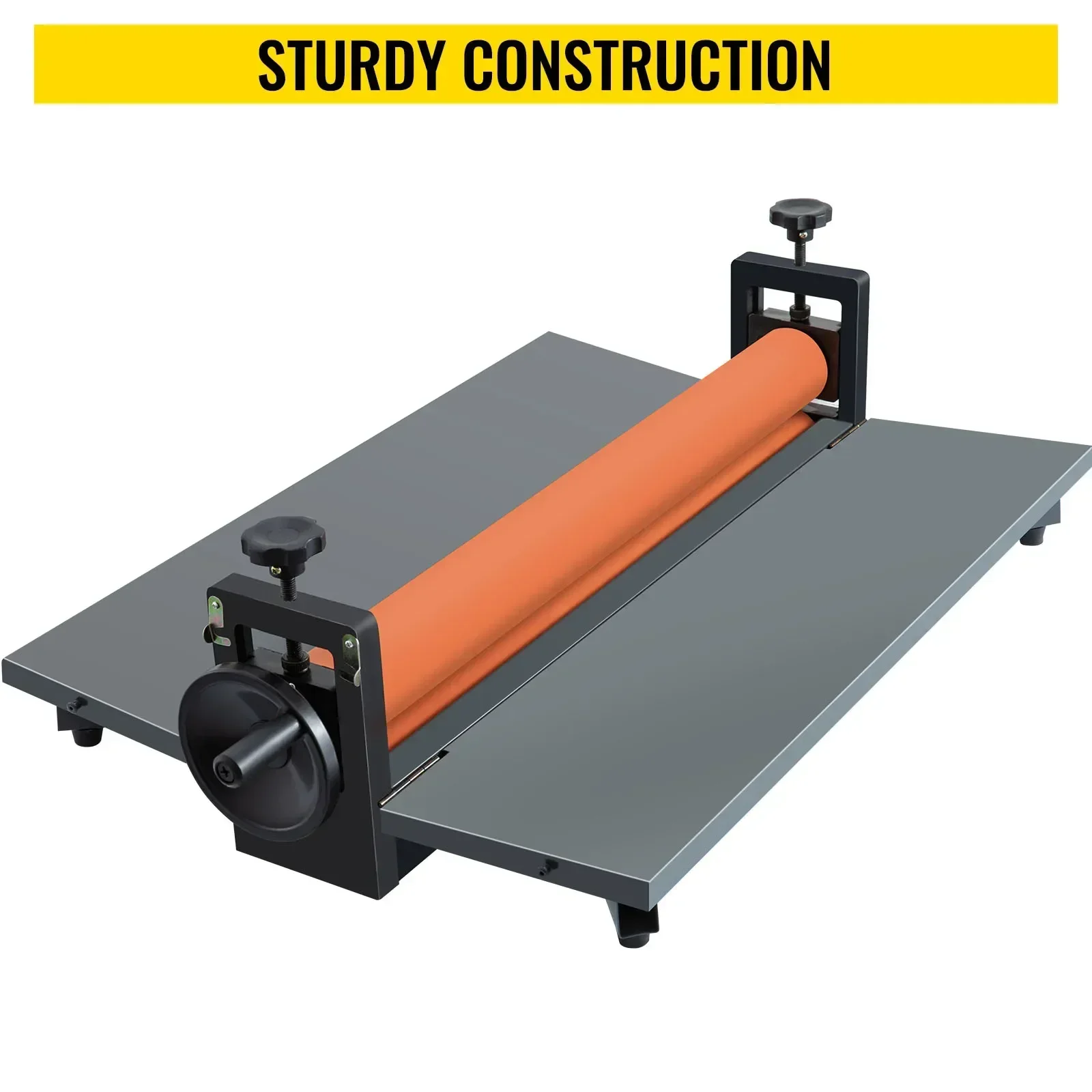 New! 25.6"x1" Manual Cold Roll Laminator Machine Sheets Document Plasticizer Fits Poster Painting Photo Book Cover