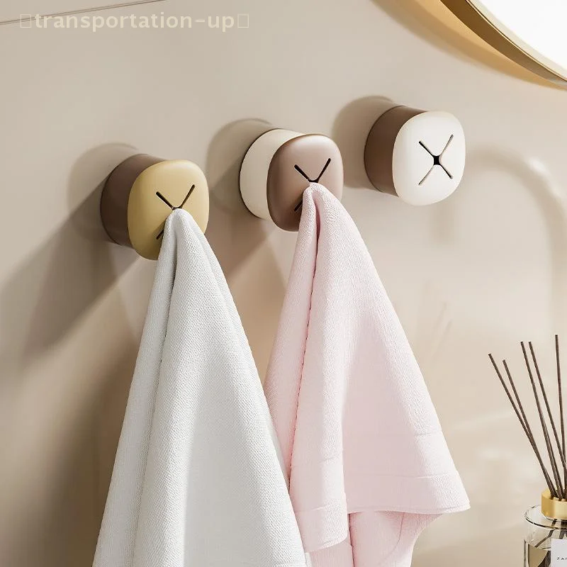 

Towel Plug Holder Punch Free Self Adhesive Bathroom Organizer Rack Towels Storage Wash Cloth Clip Bathroom Accessories Tool