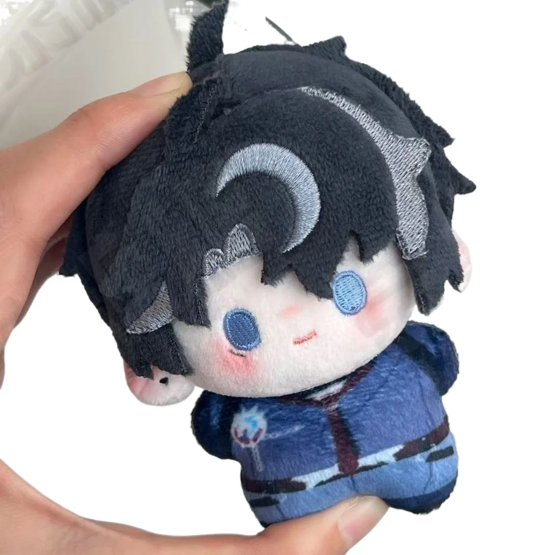 

10CM Anime Genshin Impact Wriothesley Cotton Body Cosplay Mini Plush Pendant Keychain Bag Hangings Mascot Dango Xmas Gift