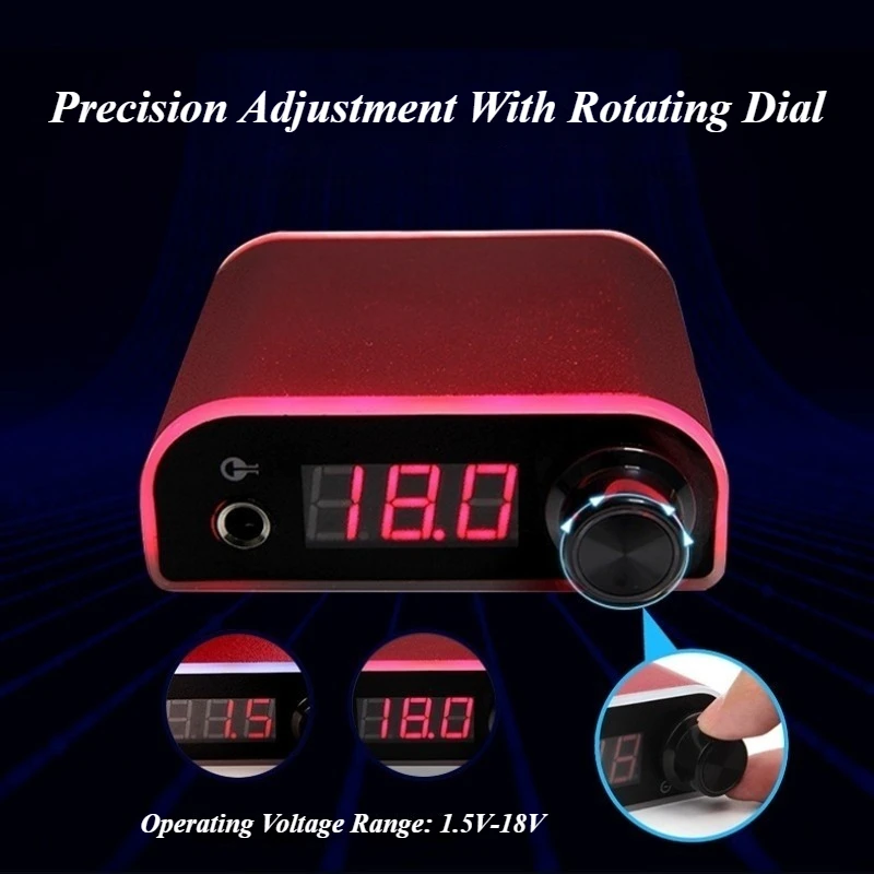 

Portable Tattoo Source Tattoo Power Supply with Foot Pedal Wholesale Tattoos Machine Battery Rechargeable Tattoos Supplies