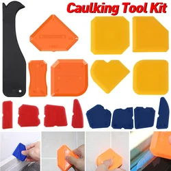 4/2pcs Cement Silicone Glass Scraper Sealant Grout Remover  Window Door Home Caulking Tool Finishing Sealant Grout Cleaning Tool