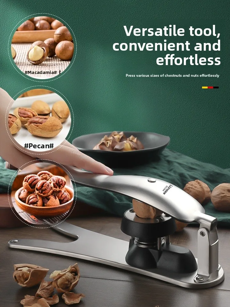 أداة لينا لفتح الكستناء، أداة احترافية لفتح وتقشير الكستناء الخام، أدوات مطبخ للطهي، كسارة مكسرات، مزيل القشور #3