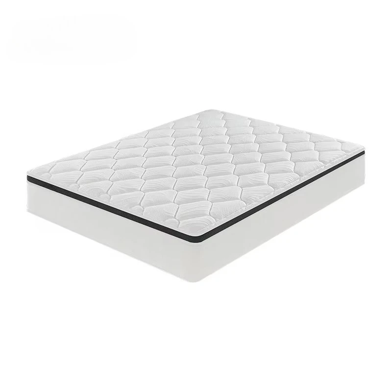 Factory Direct King Queen Double Hybrid Latex Gel Memory Foam Pocket Spring Mattress Roll-up for Hotel Project Colchones