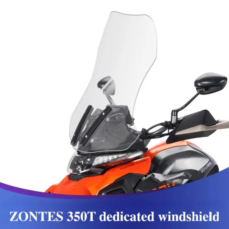 

For ZONTES 350T 310T Modified Raised Windshield Front Windshield Glass Accessories Upgrade Widen Windscreen Panel 350t 310t