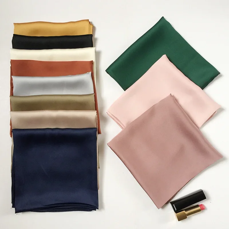 

70Scarf 100% Silk Bandana Women Square Scarves Wrap Kerchief Mulberry Spring Fashion Luxury High Quality Headband Hijab Shawls