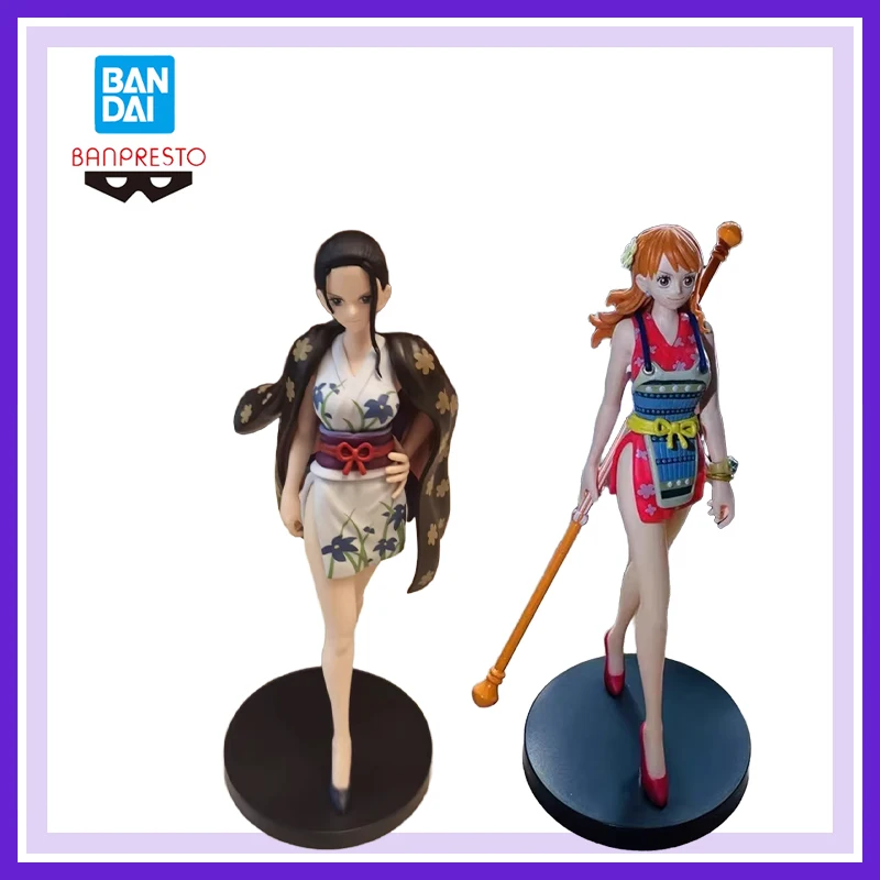 

Genuine Brand New and Unopened Bandai Banpresto One Piece Sailing Series Nami Nico Robin Anime Action Figures Model Gift Toy
