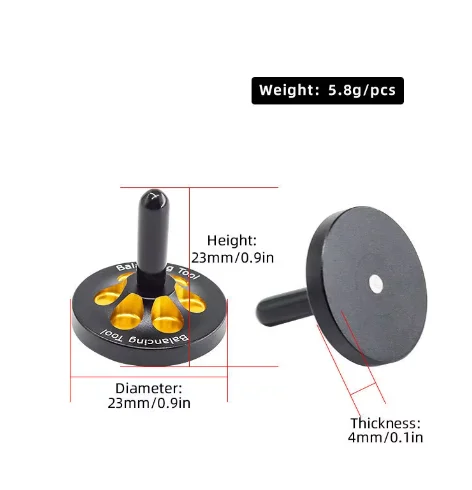2pcs Metal RC Car Weight Balancing Tool Balanced Stabilized Body RC Car Upgrade Parts Accessories