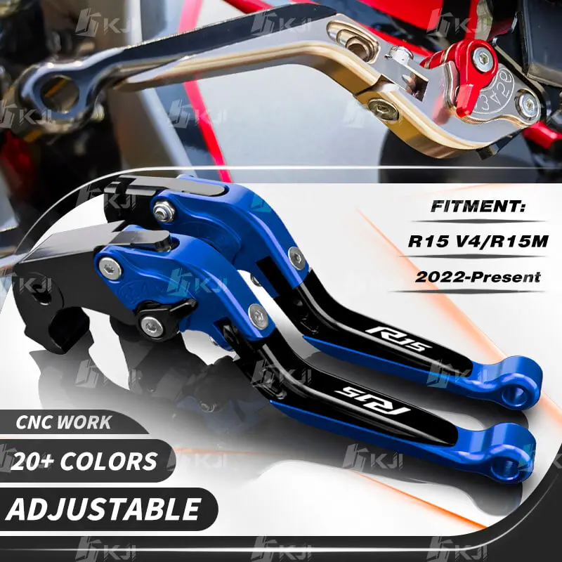 

Для Ямаха Yamaha YZF R15M/R15 V4 2022-этот год рычаг сцепления тормозной рычаг набор регулируемых ручек рычаги аксессуары для мотоциклов Запчасти