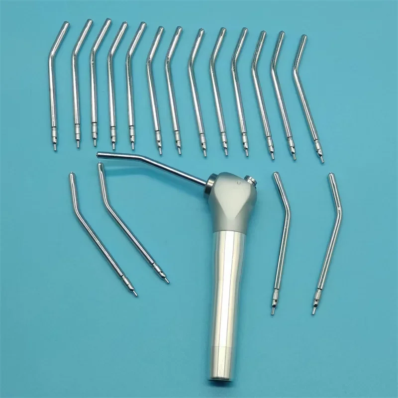 10PCs Dental Stainless Steel Nozzle Air Water Triple Syringe Nozzles Tips Dentist Three Way Gun Oral Materials Accessories Tools