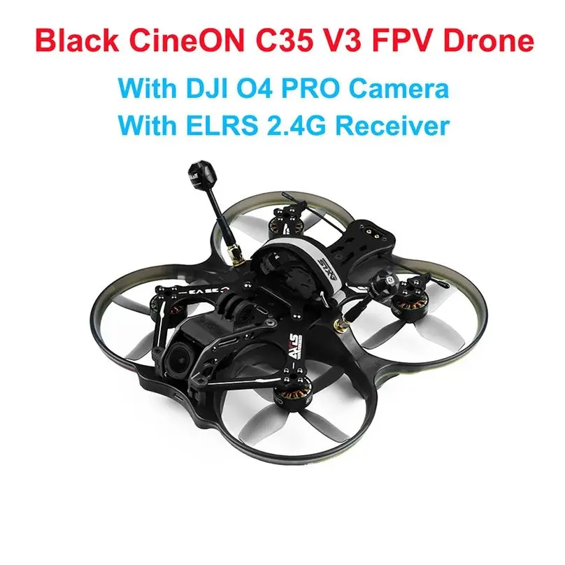 

Axisflying CineON C35 V3 O4 PRO FPV Drone 3.5inch 6S Cinewhoop with DJI O4 VTX Built-in GPS ICM-42688-P Gyro 1960KV Motor F745