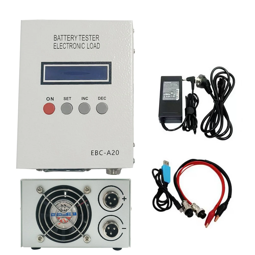 EBC-A20 Battery Tester 30V 20A Lithium Lead-acid Batteries Capacity Detector 5A Charge 20A Discharge Lithium Battery Test Meter