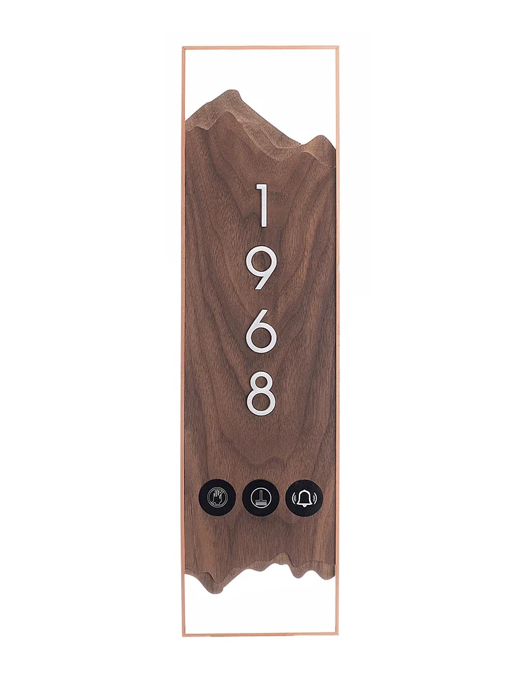 

High-end hotel luminous door brand, homestay solid wood door brand, intelligent electronic cleaning, do not disturb door