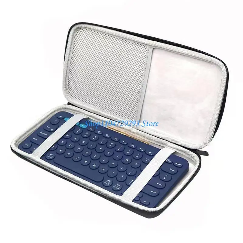 Keyboard Storage Bag  for K380 Mini Keypad Wireless Keyboards Waterproof Dustproof Hard for Shell for Case 