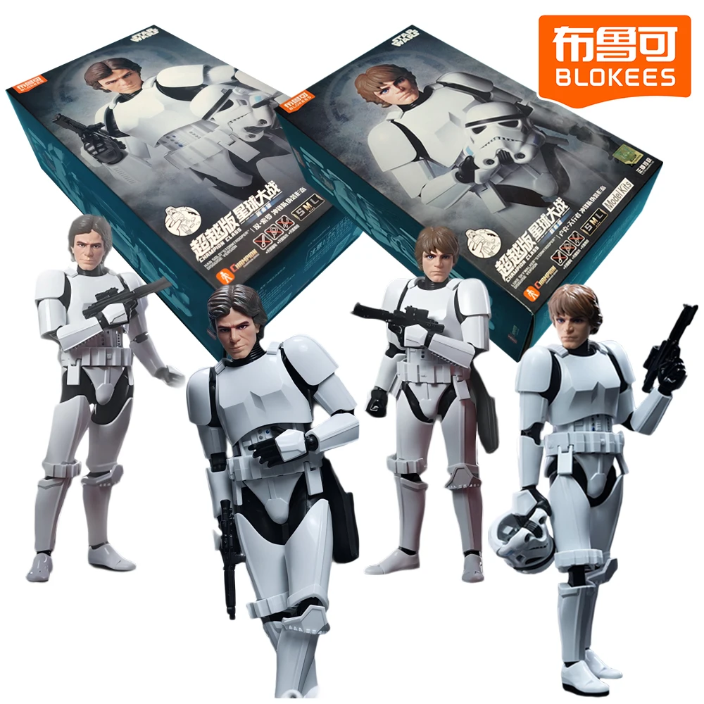 

Original BLOKEES Star Wars Champion Class Action Figures Luke Skywalker Creative Design Perfect Collectible Toys Christmas Gifts