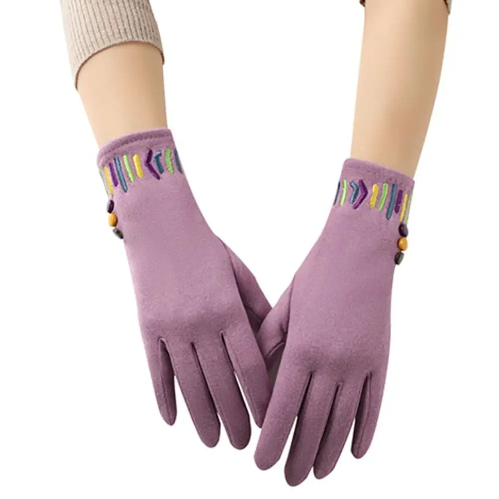 

NEW Velvet Gloves Hand Protection Warm Warm Gloves Non-slip Full Finger Touch Screen Gloves Winter