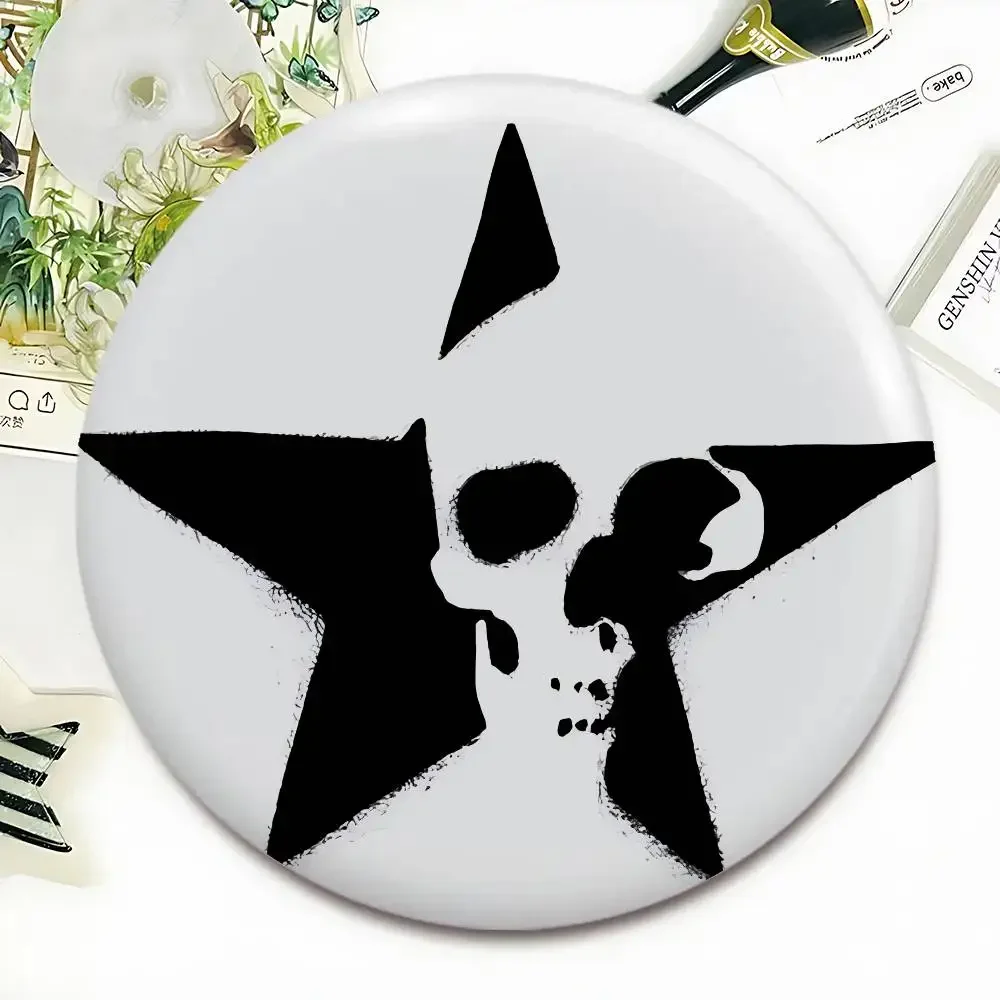 Y-Yoshitomo N-Nara Y2K Ästhetische Weiche Button-Pins Lustige „I Love D-Domo“-Abzeichen-Pins für Freunde, Rucksäcke, Sammlerzubehör – Detail 17