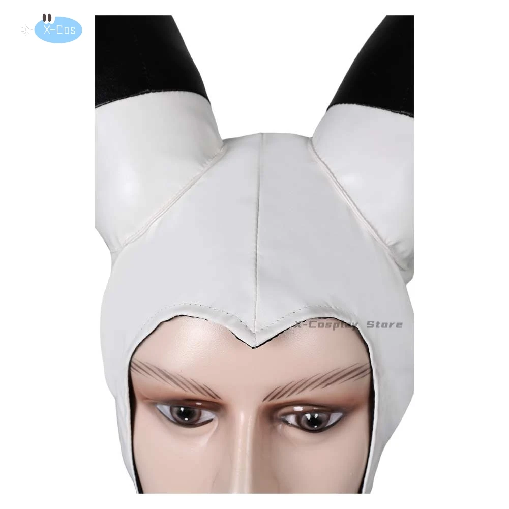 Adam Cosplay Costumes Women Hazbin Costume da donna Hotel Adult Woman travestimento copricapo in bianco e nero abbigliamento Anime da uomo Kid