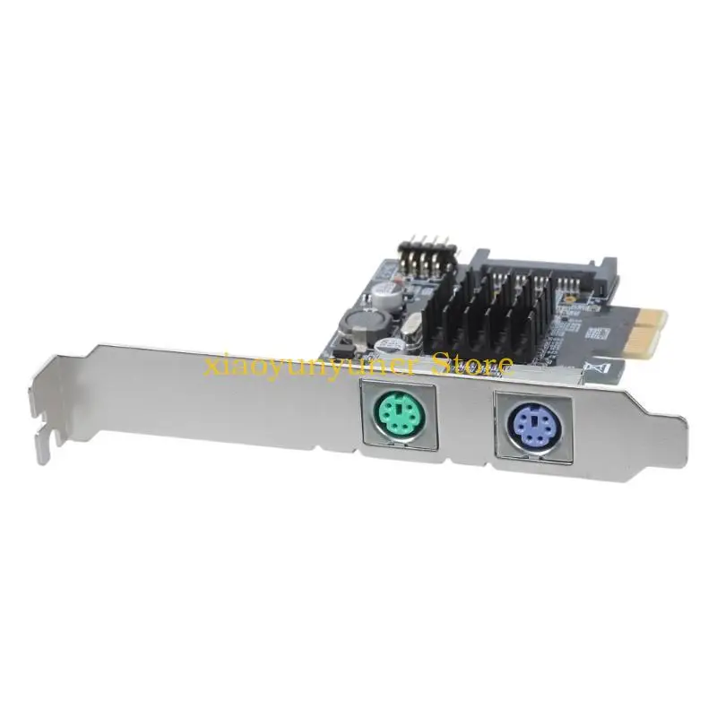 

P9JB PCIE к 2 Переходник для адаптера расширения клавиатуры и мыши MCS9990 Чип без привода