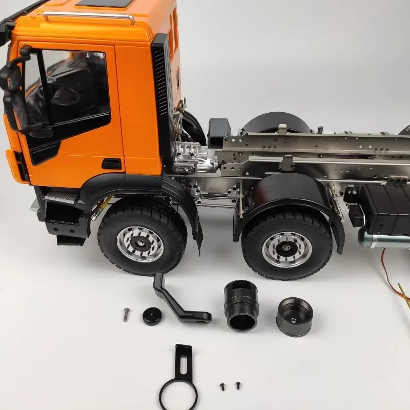 Simulation Metall Gastank Luftfilter für Tamiya RC LKW Scania Benz Volvo Man Teile