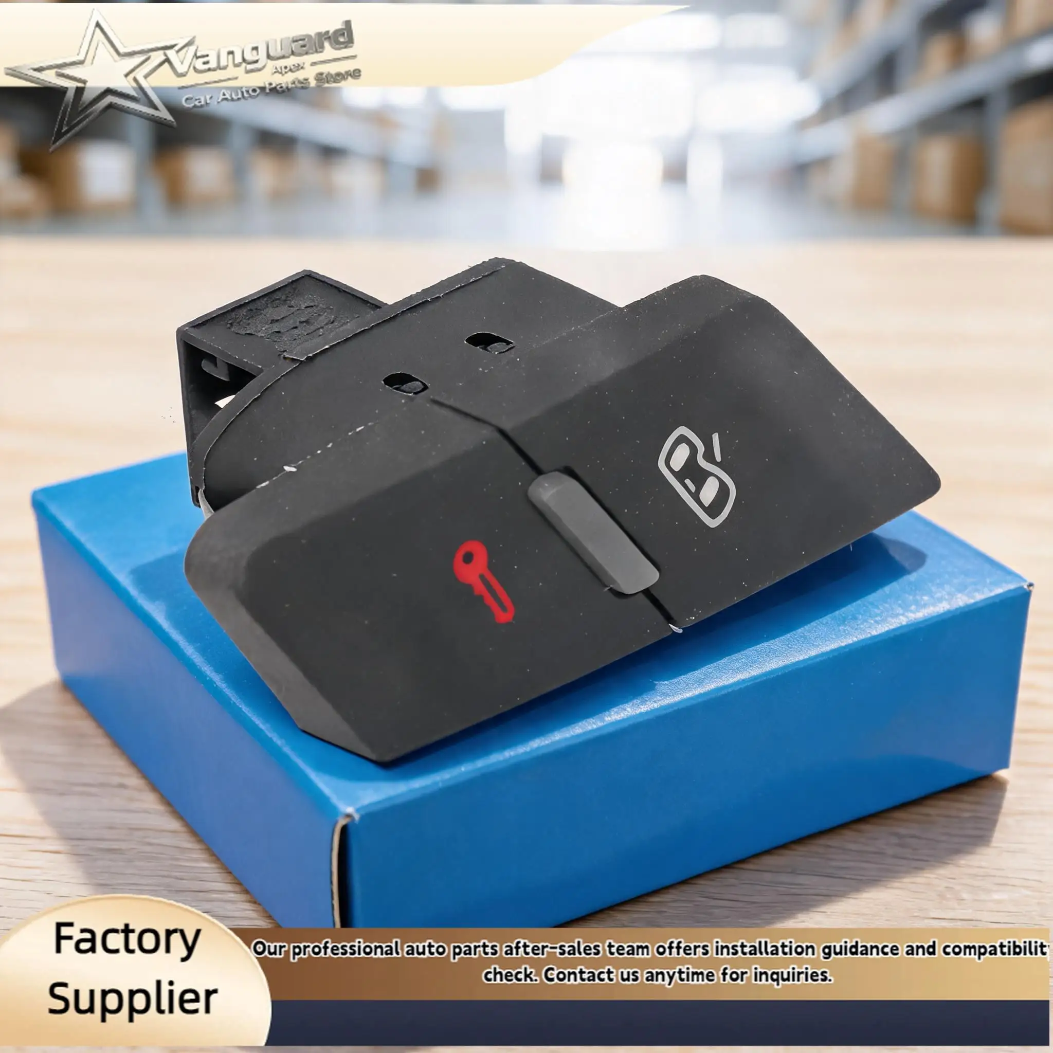 Car Central Lock Button Left Front Door Locking Switch for 4F1962107 4FD962107 for Audi A6L 2005-2008