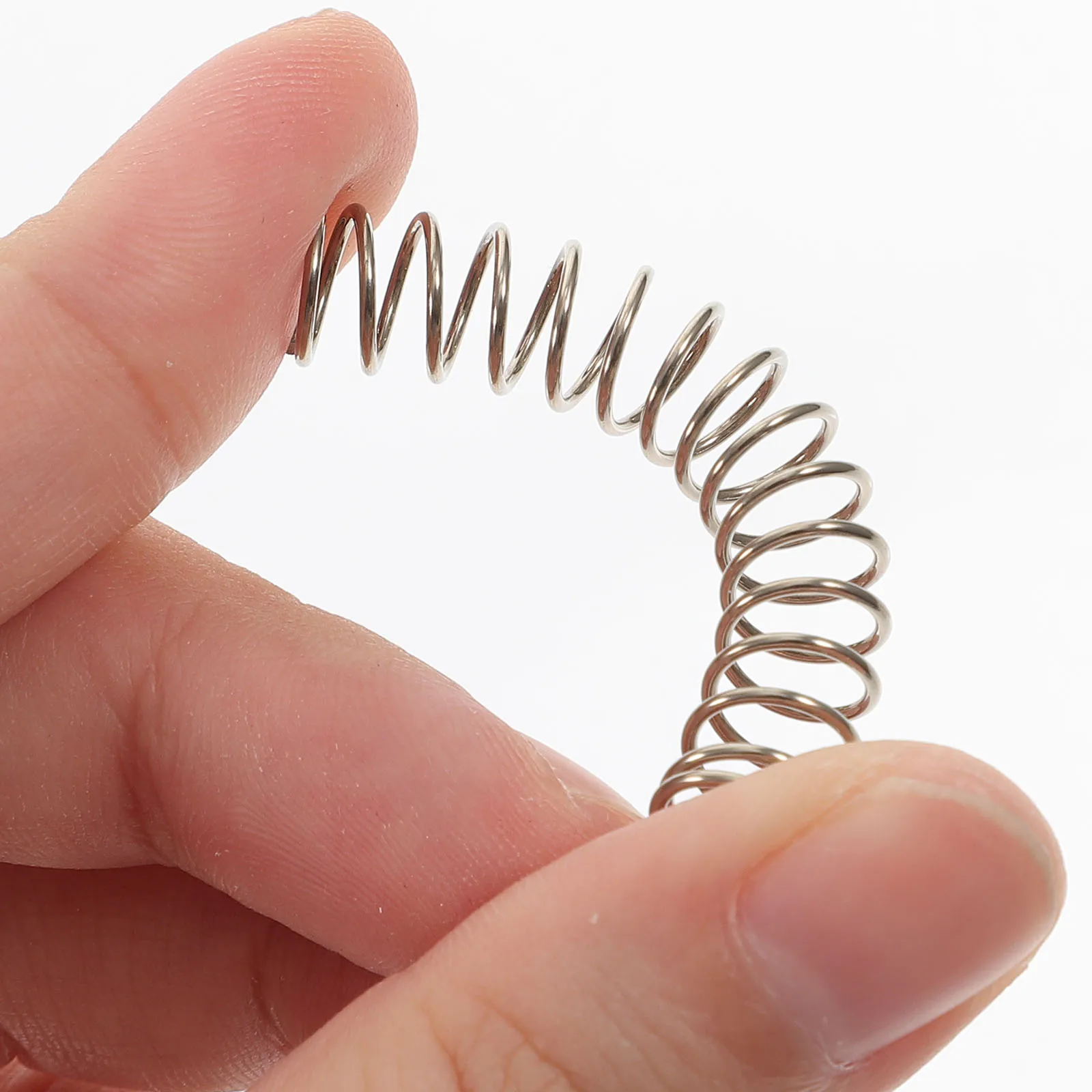 

10 Pcs Compression Spring Coil Steel Wire Springs Extension and Stainless for Repairs 0.8mm Lengthen