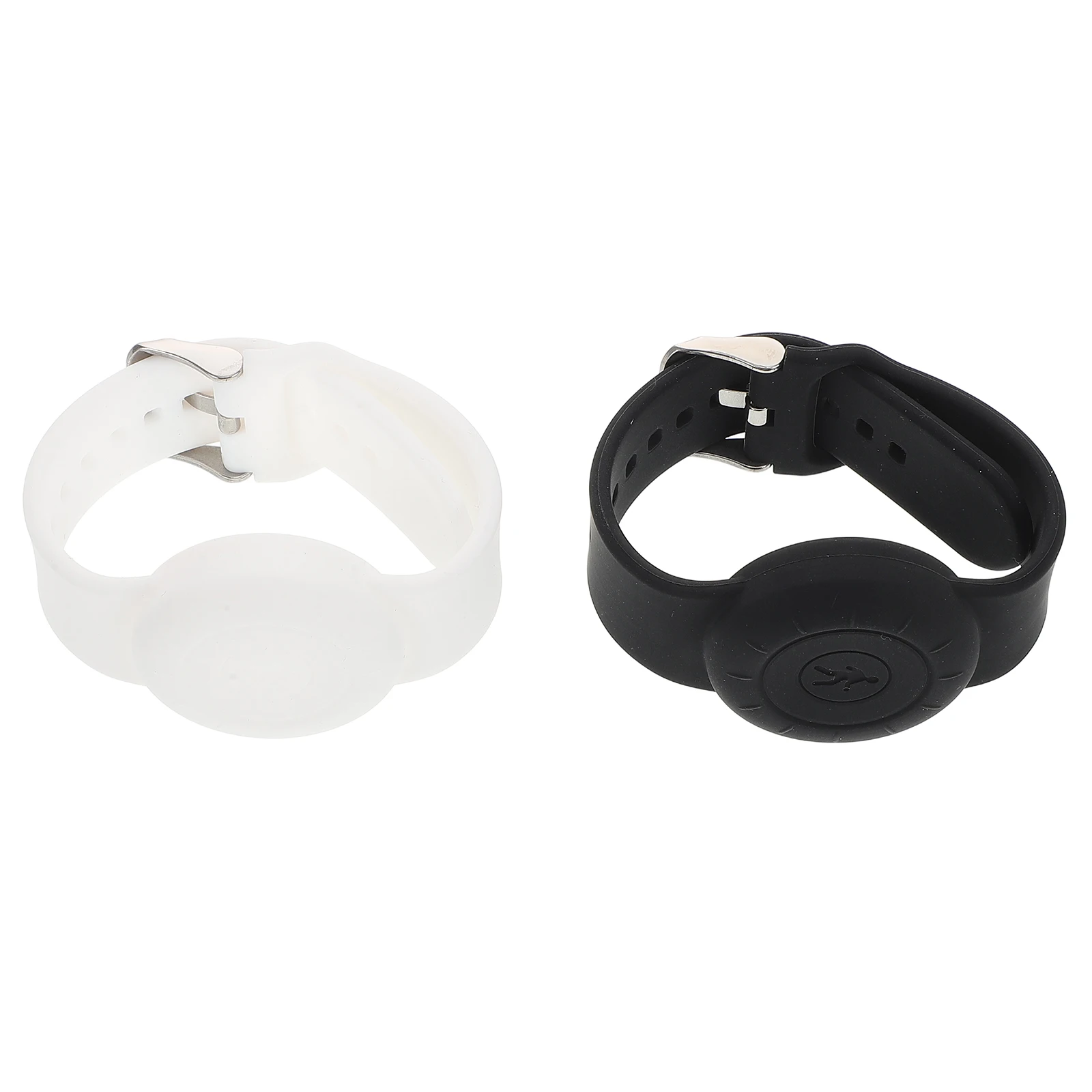 

2pcs Watch Band Cover Waterresistant Silicone Kids Fitness Tracker Anti Loss Device Wrist Holder Universal Parts Toddler