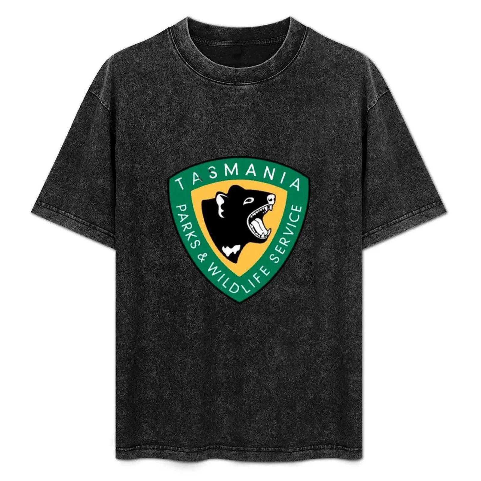 

Tasmania National Parks And Wildlife Service T-Shirt Worker Basic Short Sleeve Tee
