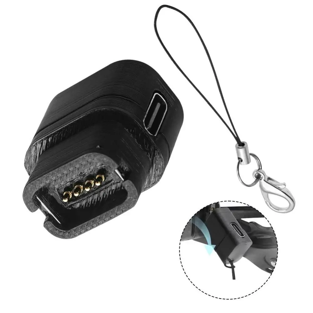 12-Speed Electric Bicycle Adapter 4-Pin Connector Battery Charger Battery Charger Head Portable Type-C Port for SHIMANO