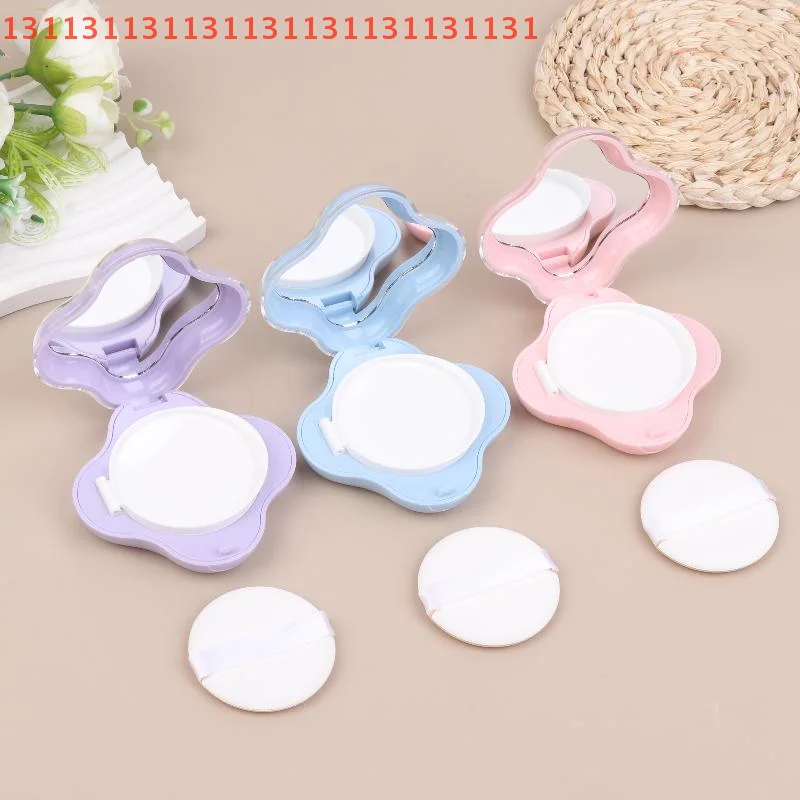 Soffio vuoto portatile carino con specchio BB Cream Contenitore per trucco cosmetico con spugna Mini cuscino d'aria Fondotinta Scatola fai da te