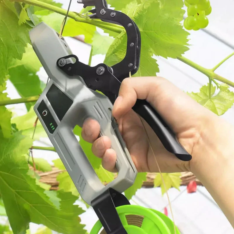 

Hand-Held Electric Branch Binding Machine Vegetable Fruit Plant Stem Tying Tool Household Garden Grape Vines Automatic Strapper