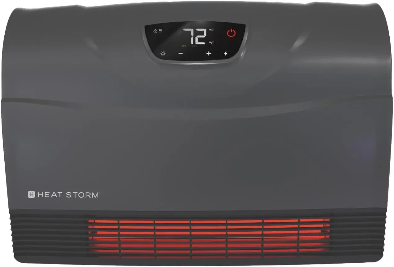 Screen - 1500 Watt ~ Infrared Space Heater ~ Wall Mounted ~ Wifi Enabled Grey with WIFI