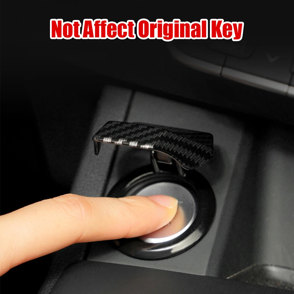 Start Stop Button Cover Car Engine Switch Decor Decorative Ignition Controller Covers Universal Interior Protector