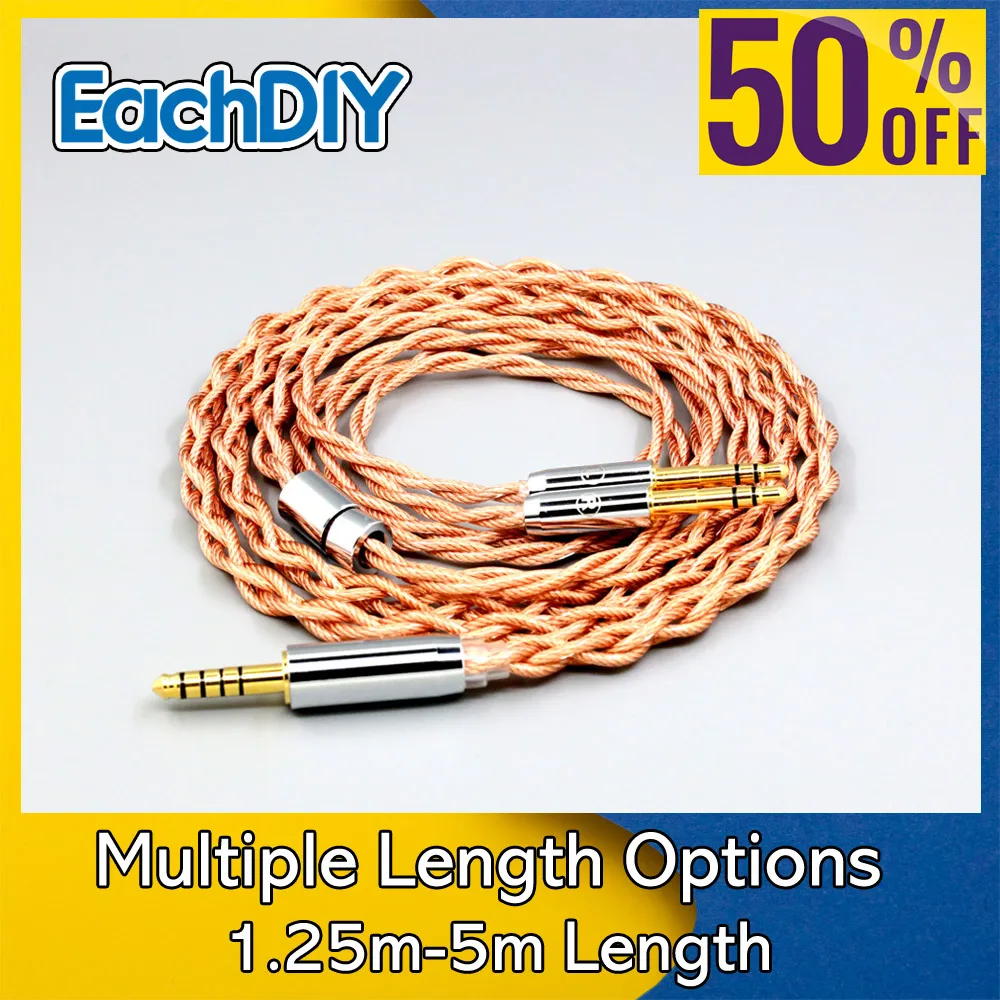

Graphene OCC Shielding Coaxial Mixed Earphone Cable For Final Audio D8000 AFDS pro Design Pandora Hope vi LN008764