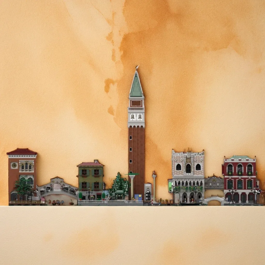 

25985PCS MOC Street View Venice Finale Model Bricks Architecture DIY Assembly Display Home Decor Gift Collectible Blocks