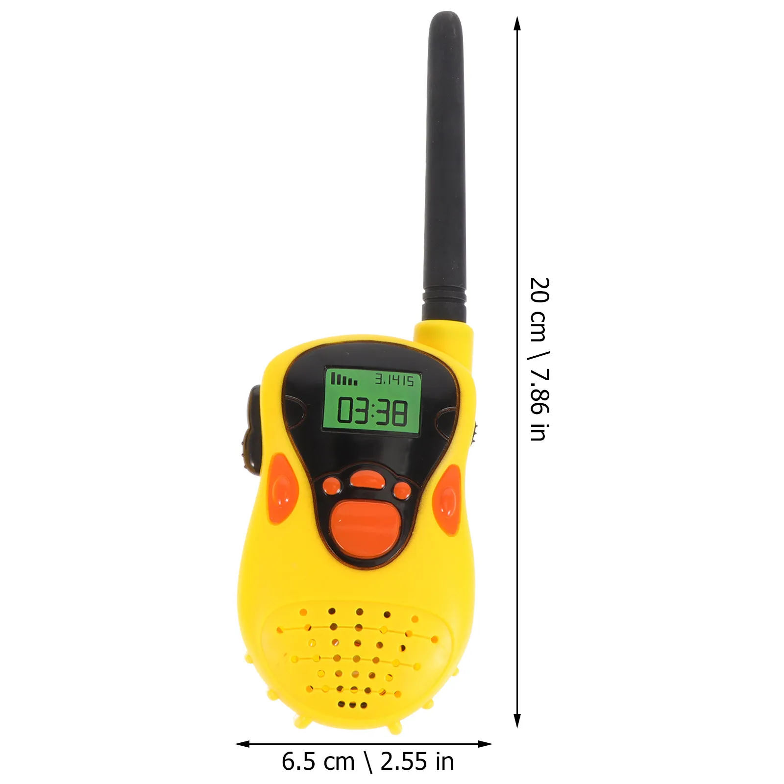 2Pcs Kids Walkie Talkie Cartoon Interphone Simple Outdoor Communication Portable Wireless Interphone for Children