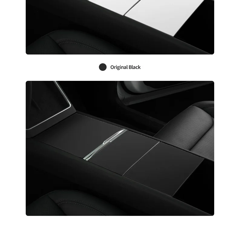 Für Tesla Model Y Juniper Model 3 Highland Mittelkonsole Armlehnenbox Abdeckung Silikon Auto-Innenausstattung Tuning-Zubehör – Detail 17